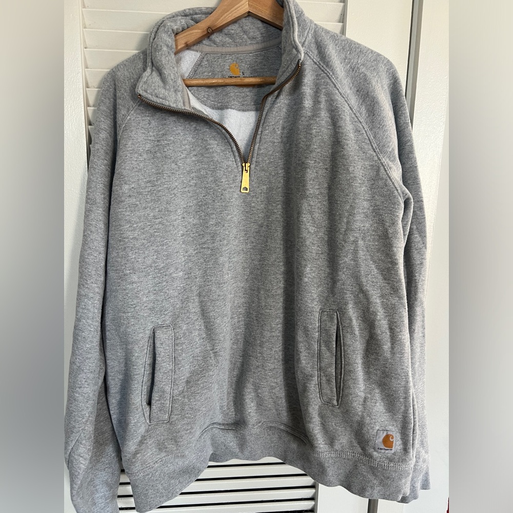 Carhartt Men’s Quarter Zip Sweatshirt size large
